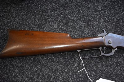 Lot 376 - A .32 RIMFIRE OBSOLETE CALIBRE MARLIN MODEL 1892 LEVER ACTION RIFLE