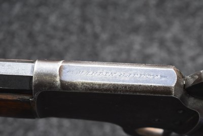 Lot 376 - A .32 RIMFIRE OBSOLETE CALIBRE MARLIN MODEL 1892 LEVER ACTION RIFLE