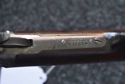 Lot 377 - A .32 RIMFIRE OBSOLETE CALIBRE MARLIN MODEL 1893 LEVER ACTION RIFLE