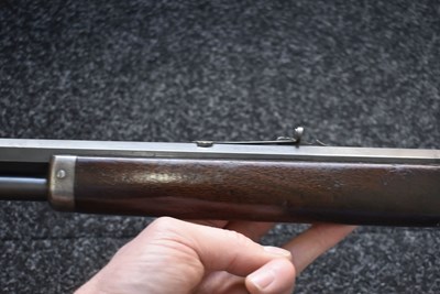 Lot 377 - A .32 RIMFIRE OBSOLETE CALIBRE MARLIN MODEL 1893 LEVER ACTION RIFLE