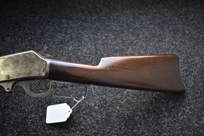 Lot 377 - A .32 RIMFIRE OBSOLETE CALIBRE MARLIN MODEL 1893 LEVER ACTION RIFLE