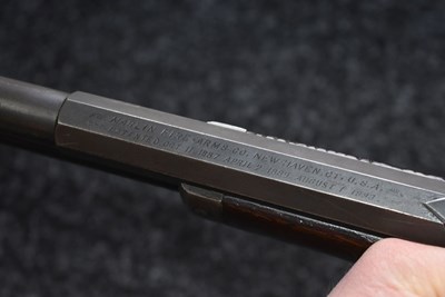 Lot 377 - A .32 RIMFIRE OBSOLETE CALIBRE MARLIN MODEL 1893 LEVER ACTION RIFLE