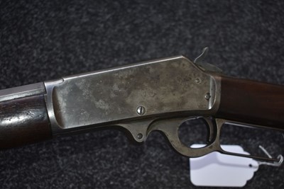 Lot 377 - A .32 RIMFIRE OBSOLETE CALIBRE MARLIN MODEL 1893 LEVER ACTION RIFLE