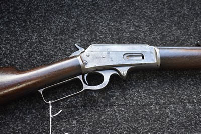 Lot 377 - A .32 RIMFIRE OBSOLETE CALIBRE MARLIN MODEL 1893 LEVER ACTION RIFLE