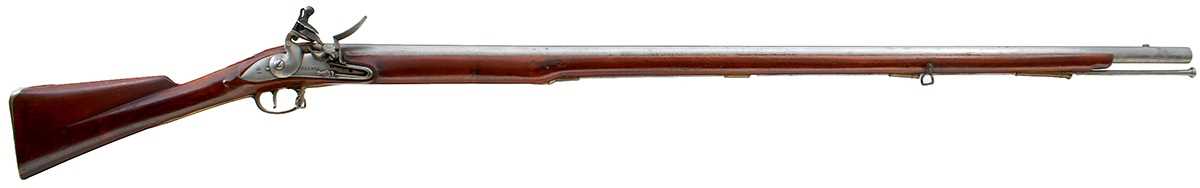 Lot 171 - A GOOD .750 CALIBRE FLINTLOCK LONG LAND