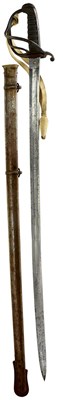 Lot 564 - AN 1821 PATTERN LIGHT CAVALRY OFFICER'S SWORD TO THE KING'S HUSSARS