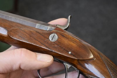 Lot 333 - A CASED PAIR OF .650 CALIBRE PERCUSSION OFFICER'S OR TRAVELLING PISTOLS BY WESTLEY RICHARDS