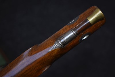 Lot 333 - A CASED PAIR OF .650 CALIBRE PERCUSSION OFFICER'S OR TRAVELLING PISTOLS BY WESTLEY RICHARDS