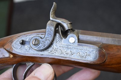 Lot 333 - A CASED PAIR OF .650 CALIBRE PERCUSSION OFFICER'S OR TRAVELLING PISTOLS BY WESTLEY RICHARDS