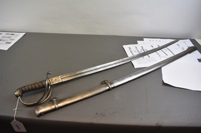 Lot 565 - AN 1821 PATTERN LIGHT CAVALRY OFFICER'S PRIZE SWORD TO THE DALKEITH YEOMANRY CAVALRY