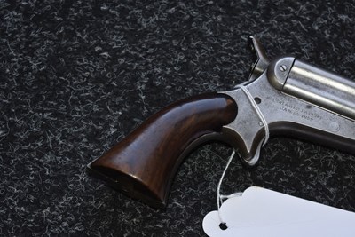 Lot 261 - A .30 RIMFIRE SHARPS FOUR-SHOT DERINGER PISTOL
