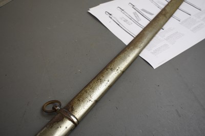 Lot 567 - AN 1821 PATTERN HEAVY CAVALRY TROOPER'S PRIZE SWORD TO THE 5TH DRAGOON GUARDS