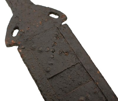 Lot 627 - A RARE IRON AGE LA TENE CULTURE SWORD AND SCABBARD