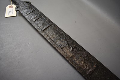 Lot 627 - A RARE IRON AGE LA TENE CULTURE SWORD AND SCABBARD