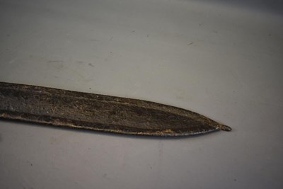 Lot 627 - A RARE IRON AGE LA TENE CULTURE SWORD AND SCABBARD