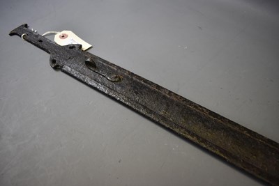 Lot 627 - A RARE IRON AGE LA TENE CULTURE SWORD AND SCABBARD