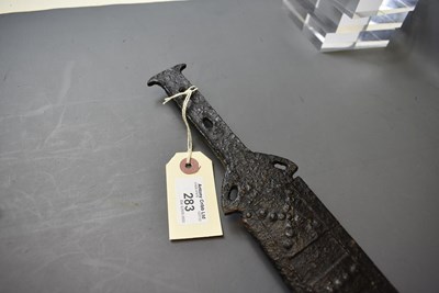 Lot 627 - A RARE IRON AGE LA TENE CULTURE SWORD AND SCABBARD