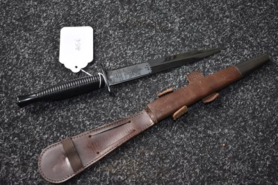 Lot 599 - A GOOD FAIRBAIRN SYKES THIRD PATTERN COMMANDO KNIFE BY WILKINSON