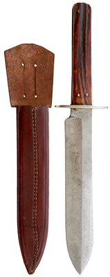 Lot 589 - A GEORGE BUTLER BOWIE KNIFE
