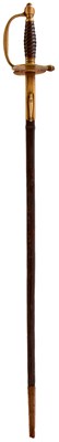 Lot A CONTINENTAL NAVAL SWORD
