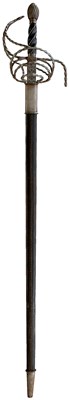 Lot 248 - A REPRODUCTION SPANISH RAPIER IN THE EARLY 17TH CENTURY MANNER