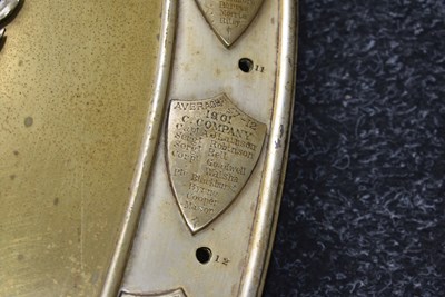 Lot 698 - A LATE 19TH CENTURY KING'S ROYAL RIFLE CORPS COMPANY CHALLENGE SHIELD