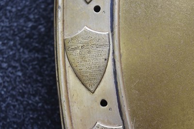 Lot 698 - A LATE 19TH CENTURY KING'S ROYAL RIFLE CORPS COMPANY CHALLENGE SHIELD
