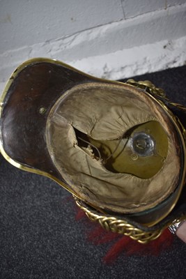 Lot A VICTORIAN ROYAL HORSE GUARDS OFFICER'S HELMET