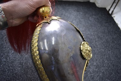 Lot A VICTORIAN ROYAL HORSE GUARDS OFFICER'S HELMET