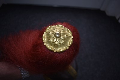 Lot A VICTORIAN ROYAL HORSE GUARDS OFFICER'S HELMET