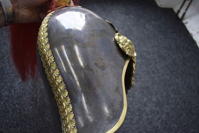Lot A VICTORIAN ROYAL HORSE GUARDS OFFICER'S HELMET