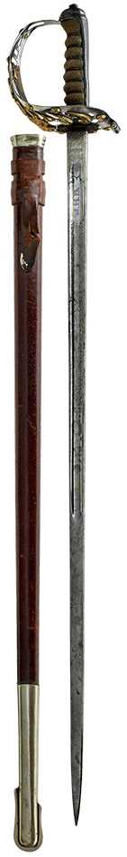 Lot 156 - AN INTERESTING LIFE GUARDS OFFICER'S SWORD