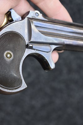 Lot 383 - A GOOD .41 RIMFIRE OVER AND UNDER REMINGTON DERINGER