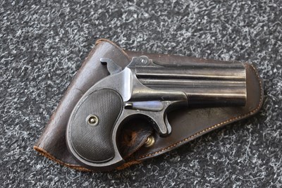 Lot 383 - A GOOD .41 RIMFIRE OVER AND UNDER REMINGTON DERINGER