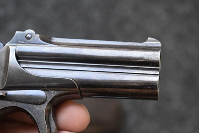 Lot 383 - A GOOD .41 RIMFIRE OVER AND UNDER REMINGTON DERINGER