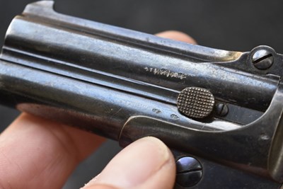 Lot 383 - A GOOD .41 RIMFIRE OVER AND UNDER REMINGTON DERINGER
