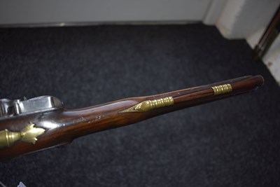 Lot 339 - A PAIR OF 22-BORE FLINTLOCK HOLSTER PISTOLS BY TURVEY