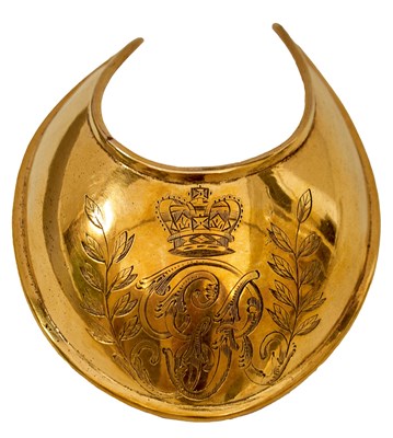 Lot A GOOD GEORGIAN OFFICER'S UNIVERSAL PATTERN GORGET