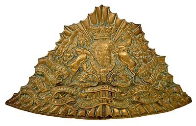 Lot A VICTORIAN OTHER RANKS LANCE CAP PLATE OF THE 16TH LANCERS