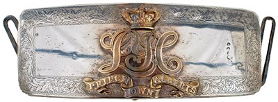 Lot A VICTORIAN OFFICER'S SHOULDER BELT POUCH OF THE LEICESTERSHIRE YEOMANRY CAVALRY (PRINCE ALBERT'S OWN)