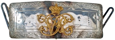 Lot A VICTORIAN SHOULDER BELT POUCH OF THE 3RD HUSSARS