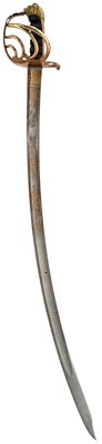 Lot 223 - AN ITALIAN BERSAGLIERI OFFICER'S SABRE