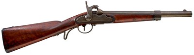 Lot 484 - A .750 CALIBRE PERCUSSION AUSTRIAN MODEL 1842 CAVALRY CARBINE