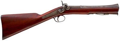Lot 490 - AN INDIAN PERCUSSION BLUNDERBUSS