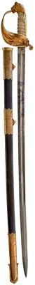 Lot A VICTORIAN ROYAL NAVAL RESERVE OFFICER'S SWORD