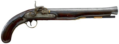 Lot 364 - A 6-BORE DETONATOR BLUNDERBUSS PISTOL