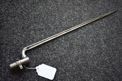Lot 568 - A RUSSIAN SOCKET BAYONET FOR THE BERDAN MKII RIFLE