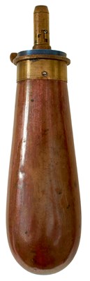 Lot A BAG-SHAPED COPPER POWDER FLASK OF COLT NAVY TYPE