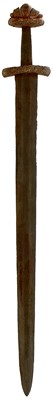 Lot 258 - A 10TH/11TH CENTURY VIKING ERA SWORD OF PETERSEN TYPE R