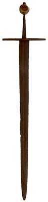 Lot 256 - A 14TH CENTURY SWORD OF WAR OF OAKESHOTT TYPE XIIA CIRCA 1325-1375